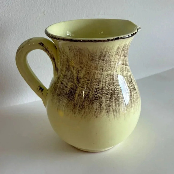 Vintage Colletion Ceramic Elegant Pitcher Green Size 7" x 4.5" - Picture 6 of 8